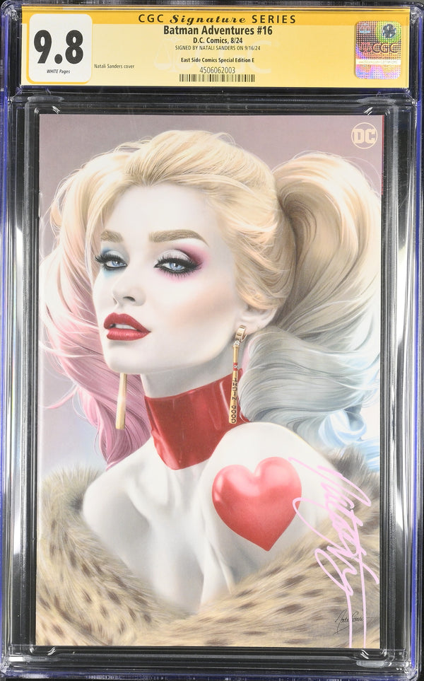 BATMAN ADVENTURES #16 VIRGIN VARIANT SIGNED BY NATALI SANDERS CGC 9.8