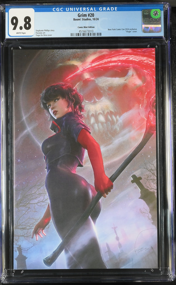 AS IS: GRIM #20 TCM TIAGO DA SILVA VIRGIN VARIANT CGC 9.8