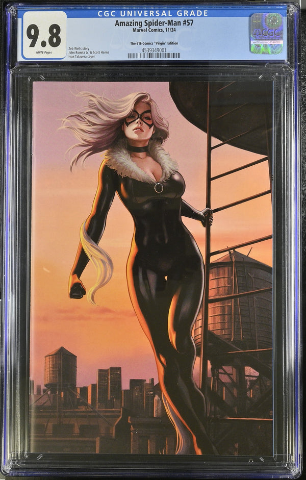 AMAZING SPIDER-MAN #57 IVAN TALAVERA VIRGIN VARIANT CGC 9.8
