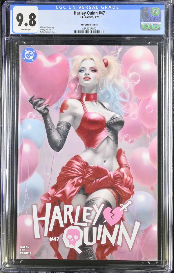 HARLEY QUINN #47 NATALI SANDERS VALENTINE'S DAY VARIANT CGC 9.8