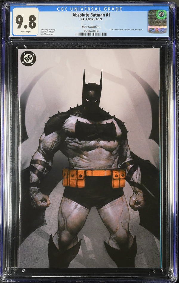 ABSOLUTE BATMAN #1 BEN OLIVER MEGACON VARIANT CGC 9.8