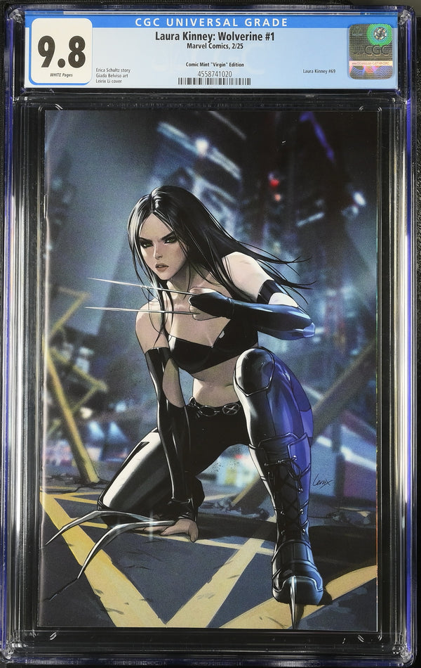 LAURA KINNEY: WOLVERINE #1 TCM LEIRIX MEGACON VIRGIN VARIANT CGC 9.8