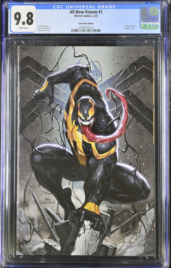 ALL-NEW VENOM #1 TCM INHYUK LEE MEGACON VIRGIN VARIANT CGC 9.8