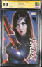 PSYLOCKE #1 VARIANT SIGNED BY WARREN LOUW CGC 9.8