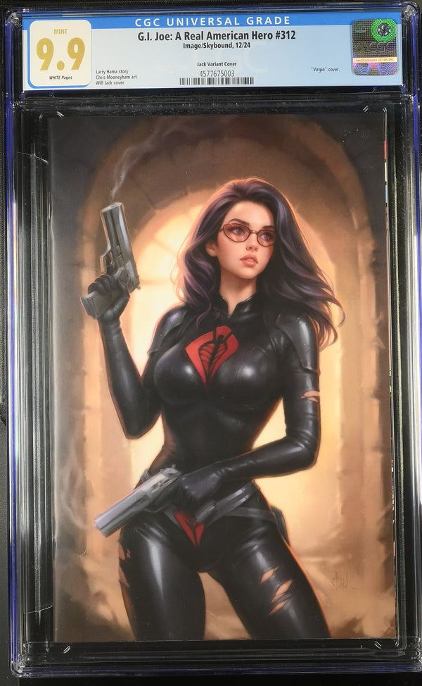G.I. JOE: A REAL AMERICAN HERO #312 WILL JACK VIRGIN VARIANT CGC 9.9