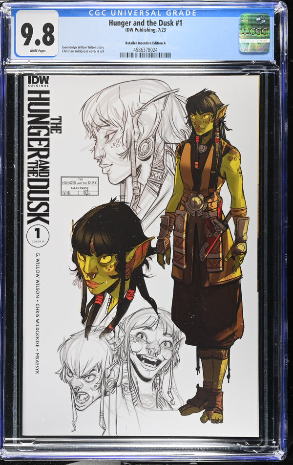 HUNGER AND THE DUSK #1 1:25 WILDGOOSE VARIANT CGC 9.8