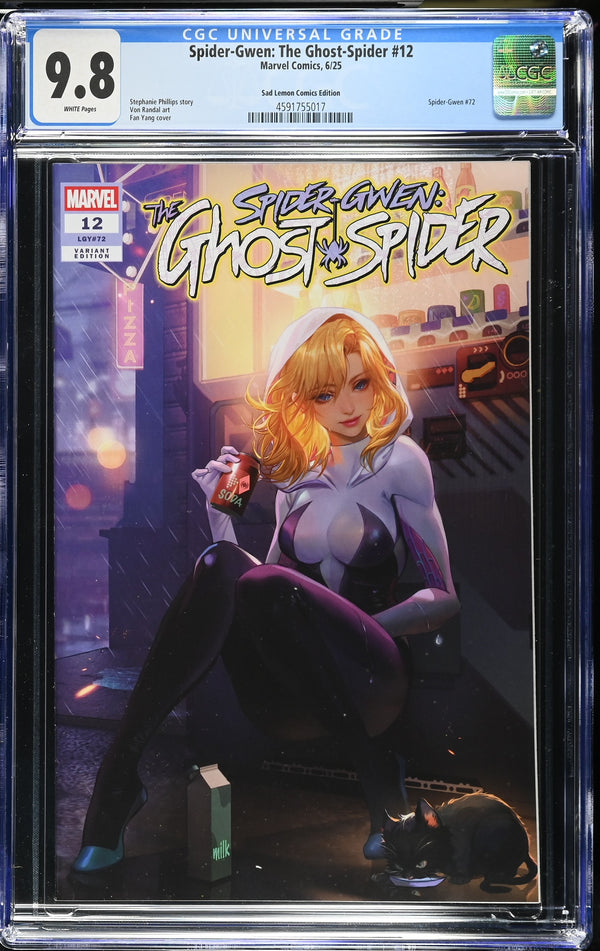 SPIDER-GWEN: THE GHOST-SPIDER #12 FAN YANG VARIANT CGC 9.8