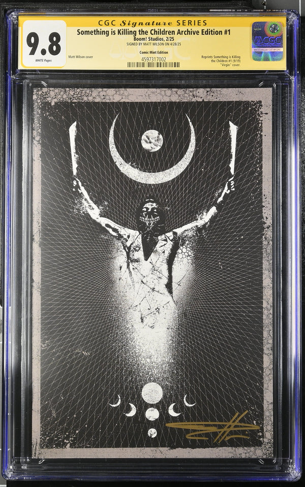 SOMETHING IS KILLING THE CHILDREN ARCHIVE EDITION #1 TCM MEGACON VARIANT SIGNED BY MATT WILSON CGC 9.8