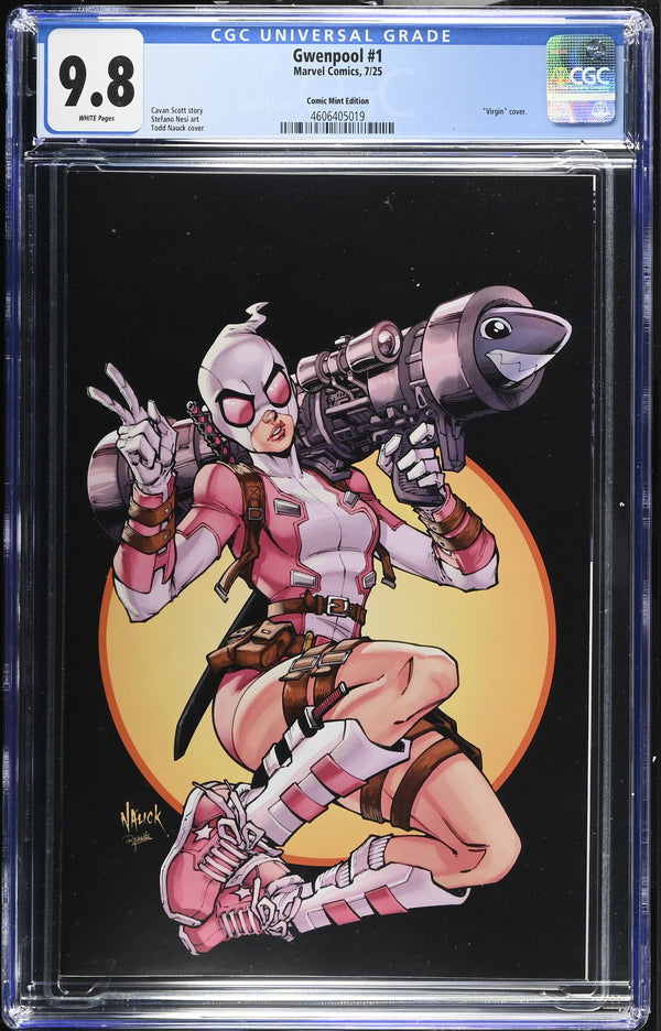 GWENPOOL #1 TCM TODD NAUCK VARIANT CGC 9.8