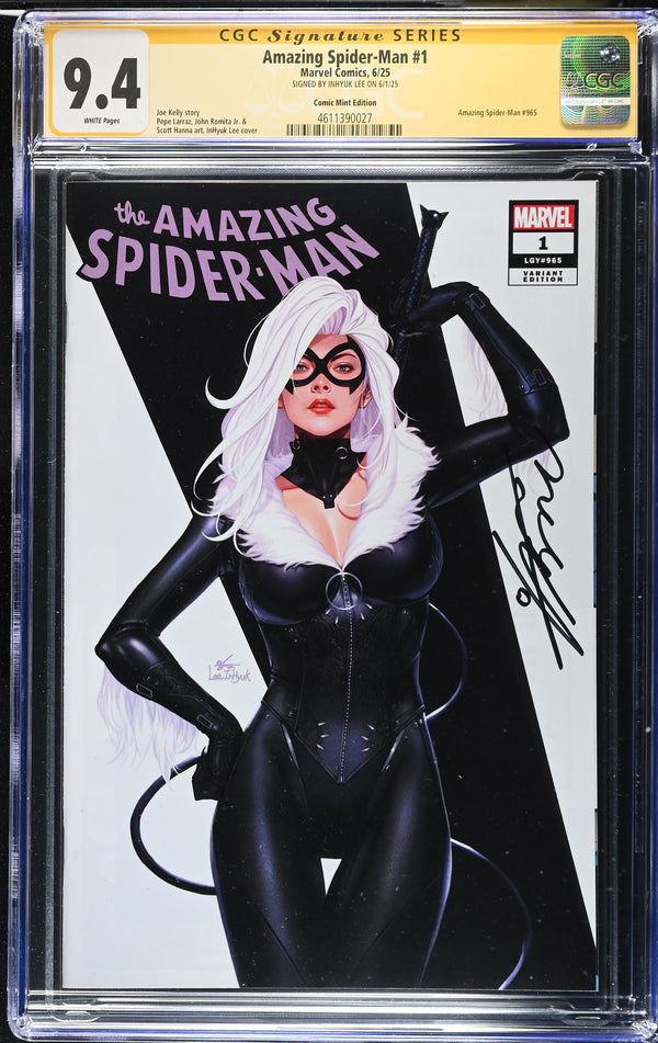AMAZING SPIDER-MAN #1 TCM VARIANT SIGNED BY INHYUK LEE CGC 9.4