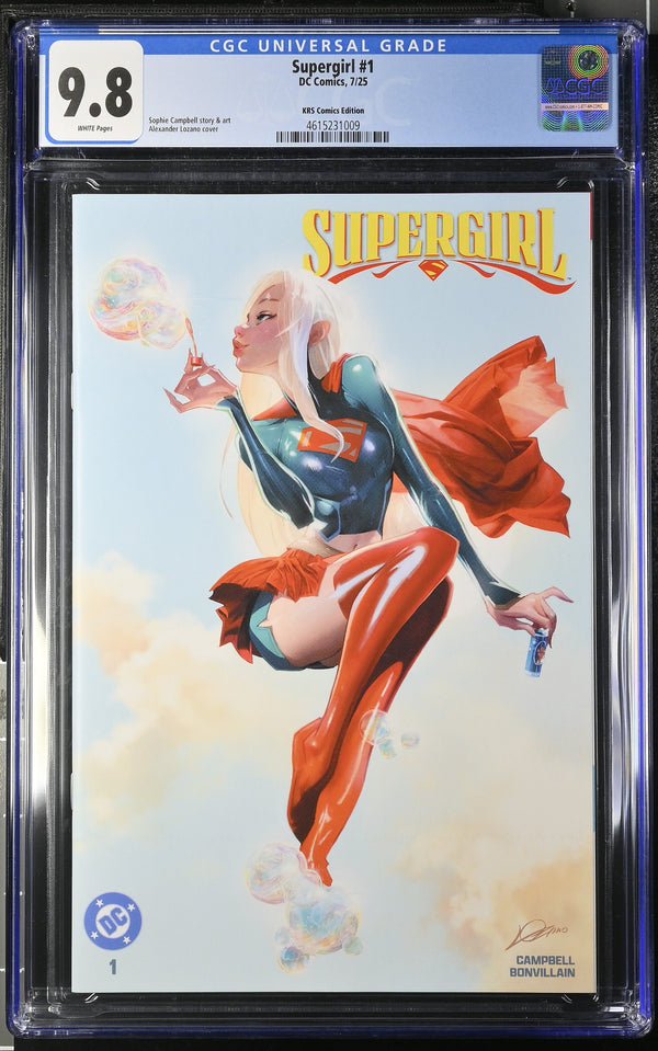 SUPERGIRL #1 ALEXANDER LOZANO VARIANT CGC 9.8