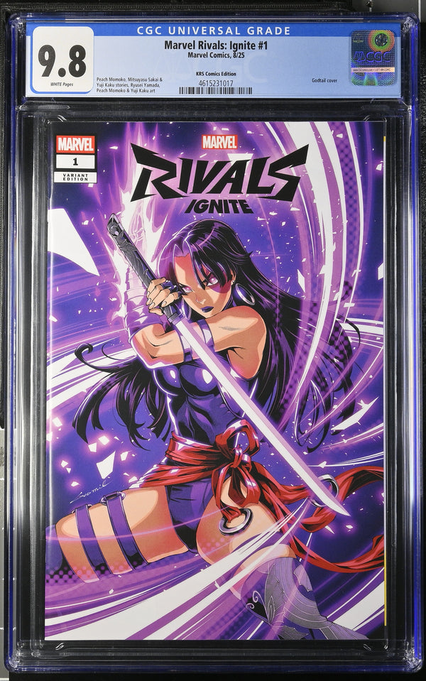 MARVEL RIVALS: IGNITE #1 GODTAIL VARIANT CGC 9.8