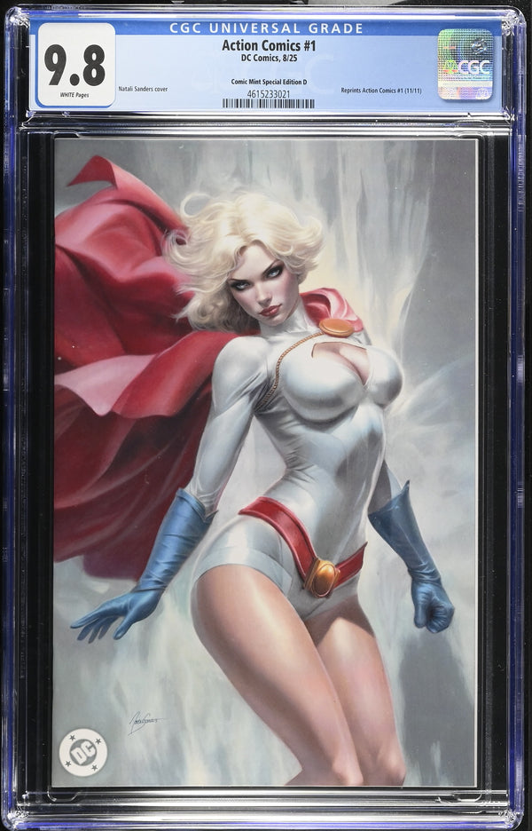 ACTION COMICS (NEW 52) #1 NATALI SANDERS FULL BODY VARIANT CGC 9.8