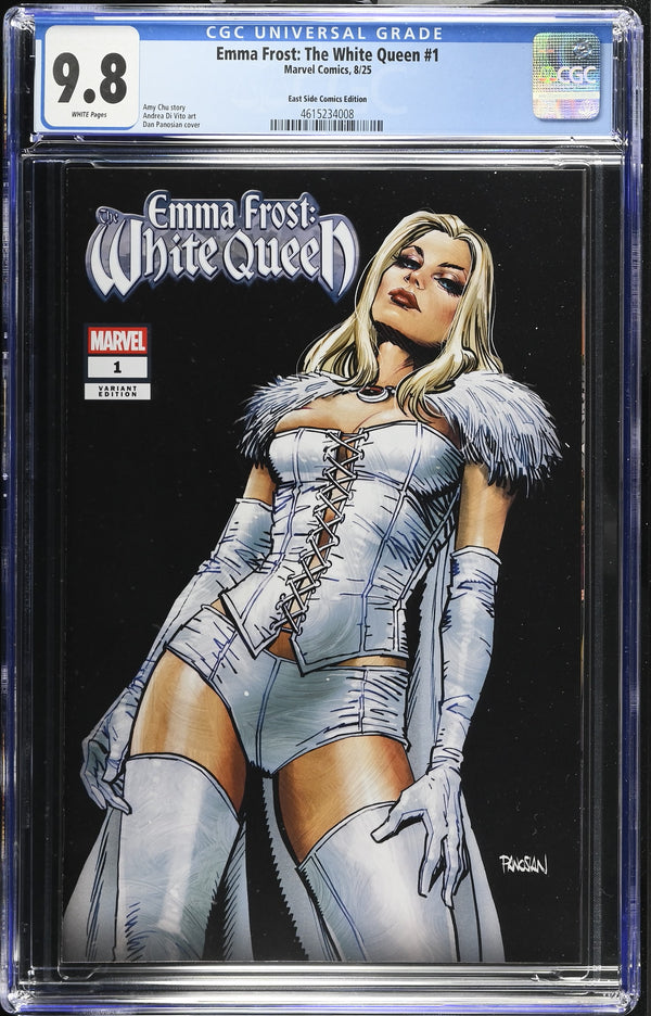 EMMA FROST: THE WHITE QUEEN #1 DAN PANOSIAN VARIANT CGC 9.8