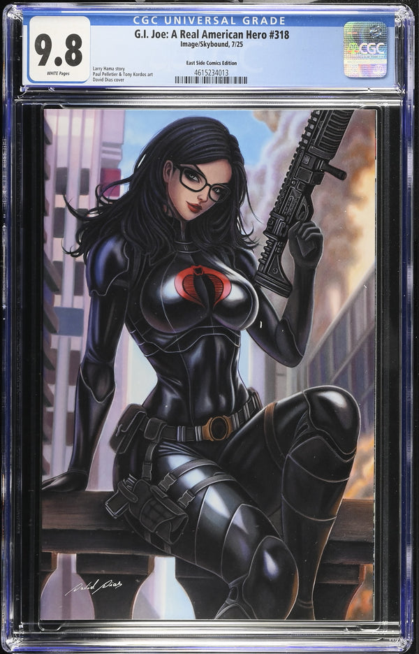 G.I. JOE: A REAL AMERICAN HERO #318 DAVID DIAS VARIANT CGC 9.8