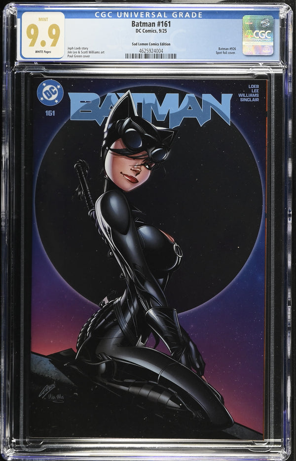 BATMAN #161 PAUL GREEN FOIL VARIANT CGC 9.9