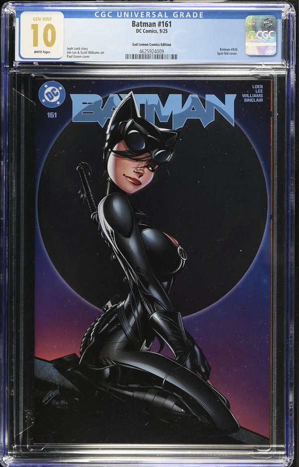 BATMAN #161 PAUL GREEN FOIL VARIANT CGC 10.0