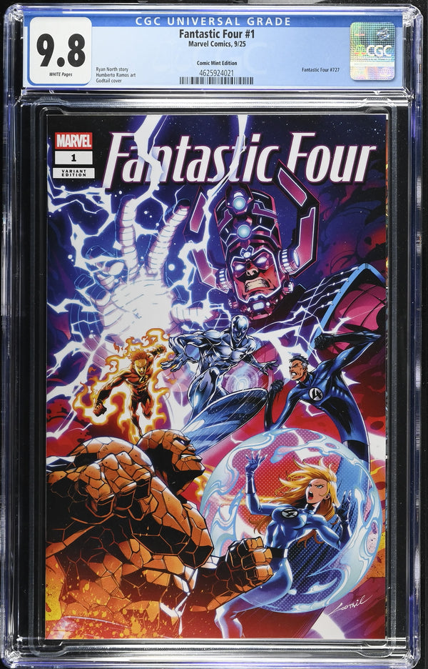 FANTASTIC FOUR #1 TCM GODTAIL SDCC VARIANT CGC 9.8