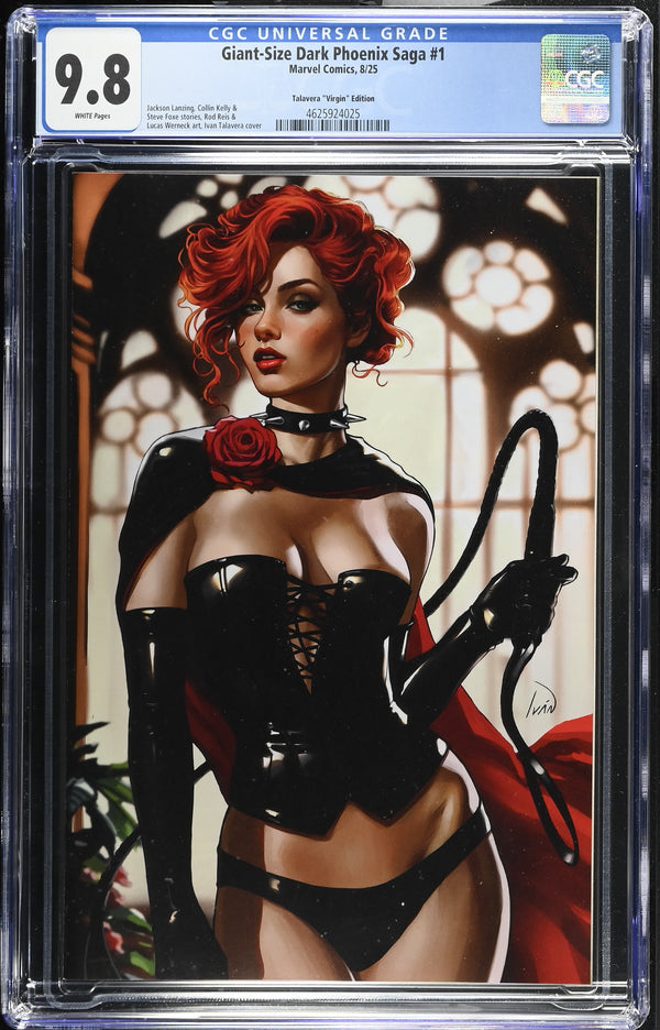 GIANT-SIZE DARK PHOENIX SAGA #1 1:50 IVAN TALAVERA VIRGIN VARIANT CGC 9.8