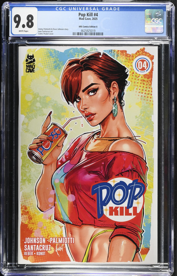 POP KILL #4 CEDRIC POULAT "NICE" VARIANT CGC 9.8