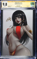VAMPIRELLA #V7 #1 VIRGIN VARIANT SIGNED BY MIKI OKAZAKI CGC 9.8