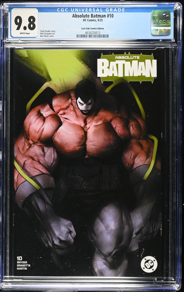 ABSOLUTE BATMAN #10 BEN OLIVER VARIANT CGC 9.8