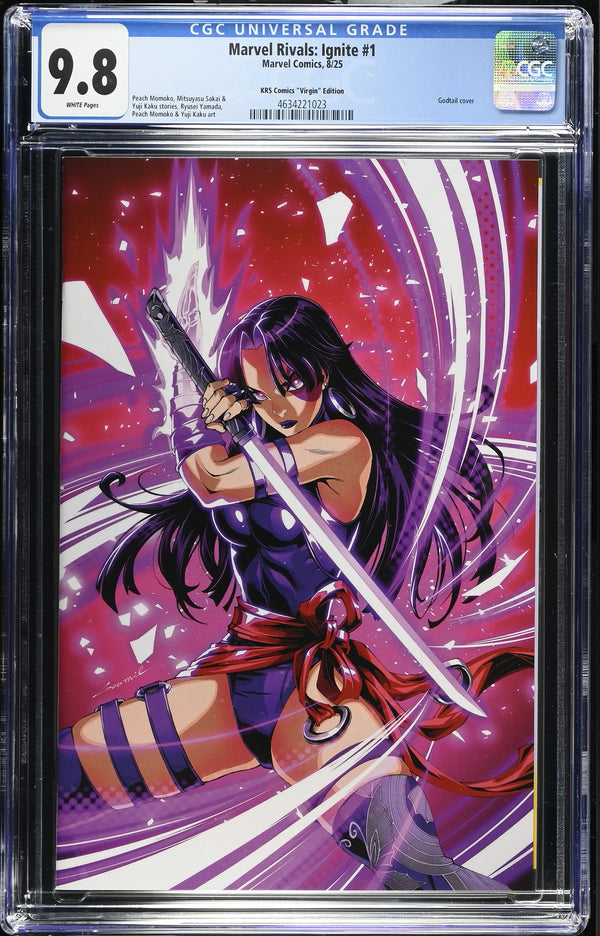 Rivals Ignite #1 Limited Godtail アメコミリーフ MARVEL RIVALS: IGNITE #1 GODTAIL SDCC VIRGIN VARIANT CGC 9.8– The