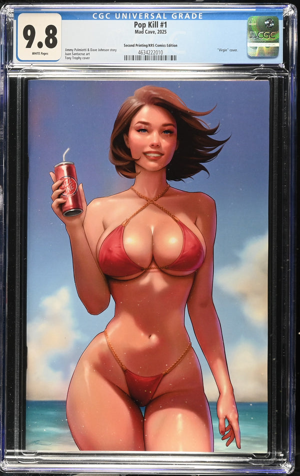 POP KILL #1 TONY TROPHY SDCC VIRGIN VARIANT CGC 9.8