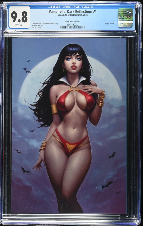 VAMPIRELLA DARK REFLECTIONS #1 TCM WILL JACK SDCC VARIANT CGC 9.8