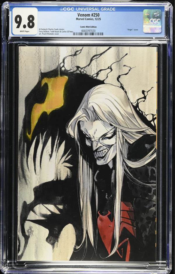 VENOM #250 TCM PEACH MOMOKO NYCC VIRGIN VARIANT CGC 9.8– The Comic