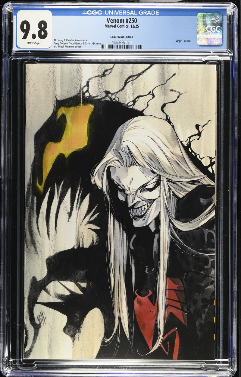 VENOM #250 TCM PEACH MOMOKO NYCC VIRGIN VARIANT CGC 9.8– The Comic