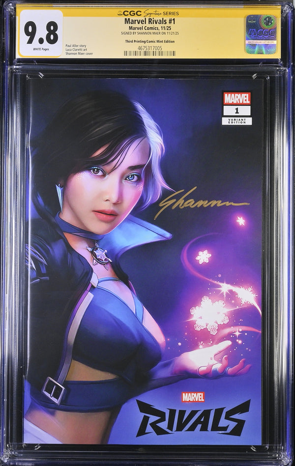 MARVEL RIVALS #1 THIRD PRINT TCM 2025 NYCC VARIANT SIGNED BY