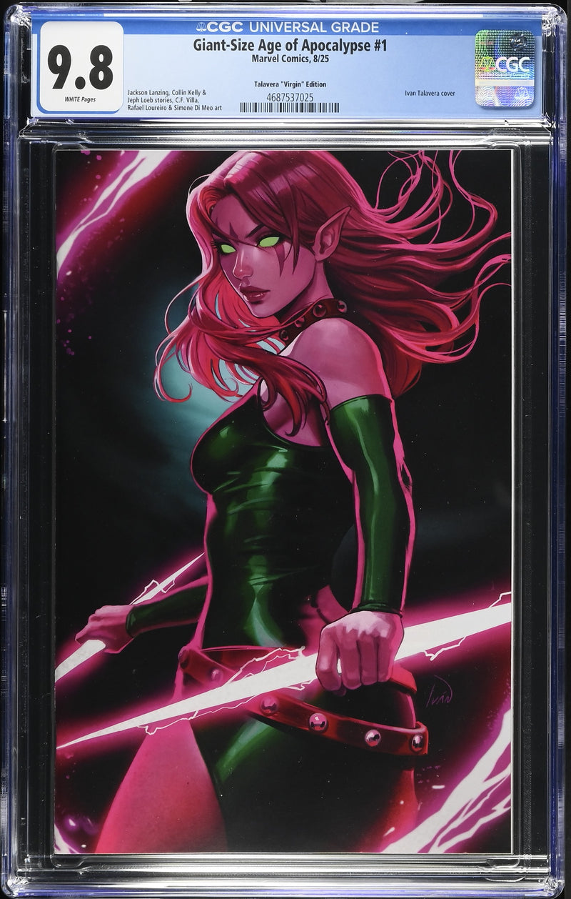 GIANT-SIZE AGE OF APOCALYPSE #1 1:50 TALAVERA VIRGIN VARIANT CGC