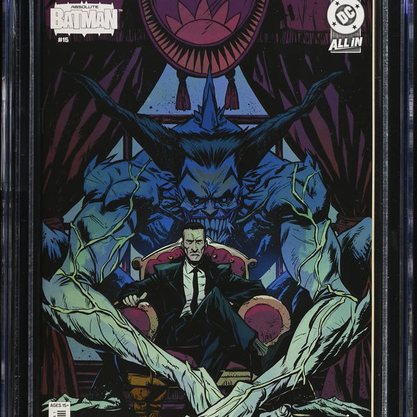 ABSOLUTE BATMAN #15 1:25 SANFORD GREENE VARIANT CGC 9.8– The Comic
