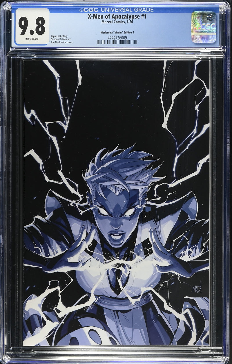 マウリエル X-MEN OF APOCALYPSE #1 1:200 MADUREIRA VARIANT CGC 9.8– The Comic Mint