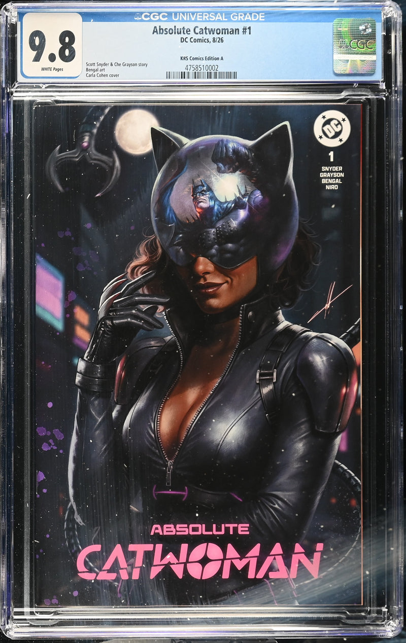 ABSOLUTE CATWOMAN #1 CARLA COHEN VARIANT CGC 9.8