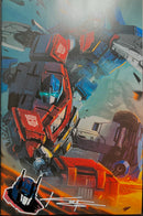 TRANSFORMERS 1 KEVEN MALLQUI FAN EXPO DENVER OPTIMUS - SOUNDWAVE VIRGIN VARIANT