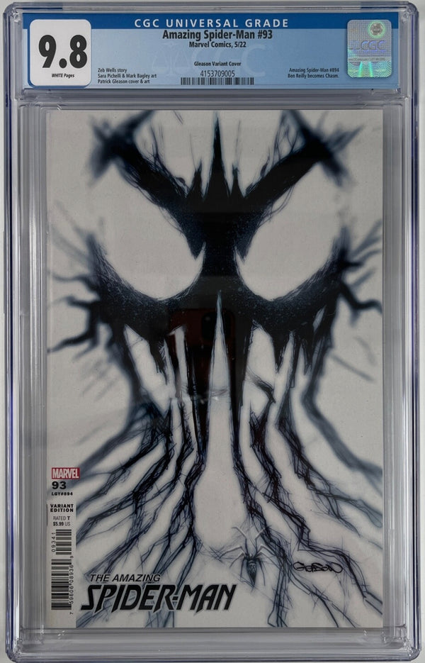 Amazing Spider-Man 93 CGC 9.8 Gleason Webhead Variant 1st Appearance Chasm