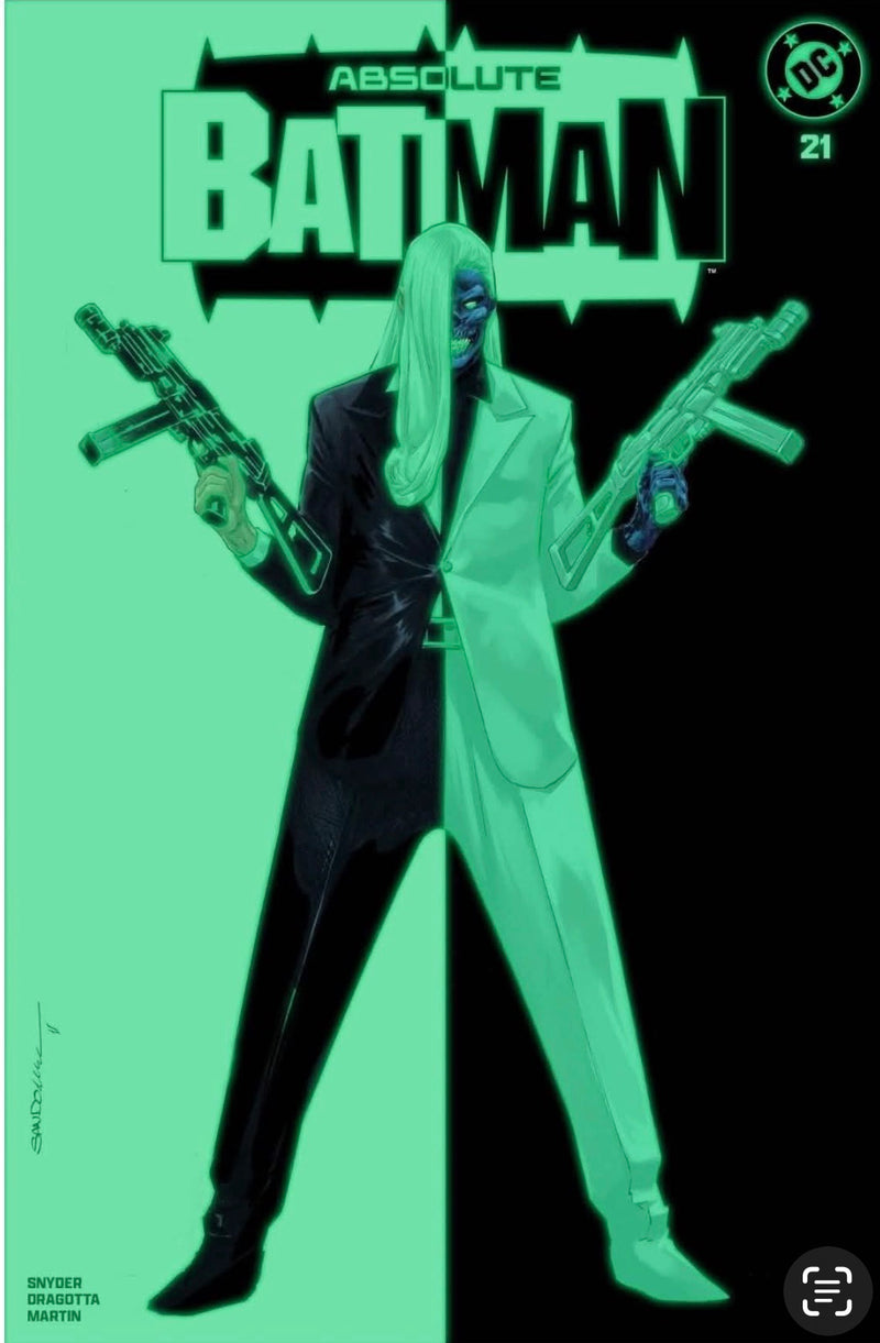 ABSOLUTE BATMAN 21 RAFA SANDOVAL TWO FACE VARIANT– The Comic Mint