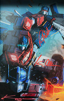 TRANSFORMERS 1 KEVEN MALLQUI FAN EXPO DENVER OPTIMUS - SOUNDWAVE VIRGIN VARIANT