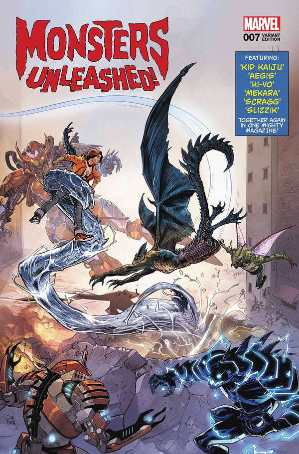 MONSTERS UNLEASHED #7 MORA LENTICULAR VARIANT