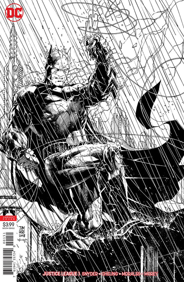 JUSTICE LEAGUE #1 JIM LEE INKS ONLY VARIANT