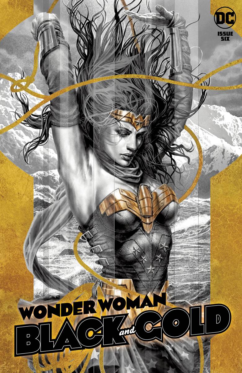 WONDER WOMAN BLACK AND GOLD