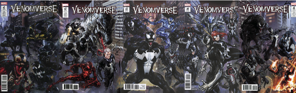 VENOMVERSE 1-5 CLAYTON CRAIN TRADE DRESS SET