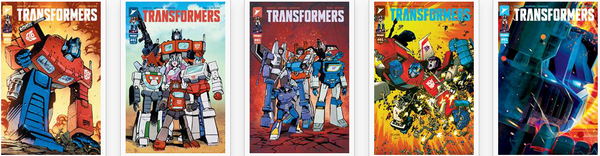 TRANSFORMERS 1 SET OF 5 COVERS