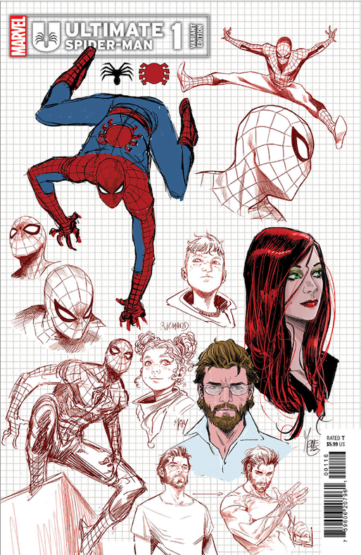 ULTIMATE SPIDER-MAN 1 MARCO CHECCHETTO 1:10 INCENTIVE RATIO DESIGN VARIANT