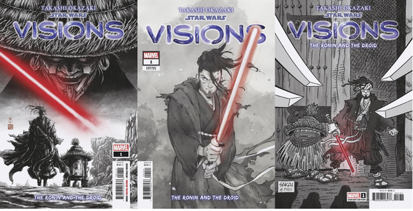 STAR WARS VISIONS 1 SET OF 3 COVERS OKAZAKI, MOMOKO, SAKAI