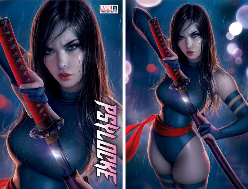 PSYLOCKE 1 WARREN LOUW VARIANTS