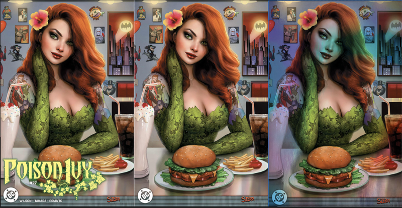 HARLEY QUINN 45 & POISON IVY 27 CONNECTING SET SZERDY VARIANTS