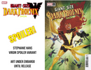 GIANT SIZE DARK PHOENIX 1 STEPHANIE HANS VIRGIN SPOILER VARIANT